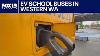 EV school buses transport kids, power the electric grid | FOX 13 Seattle