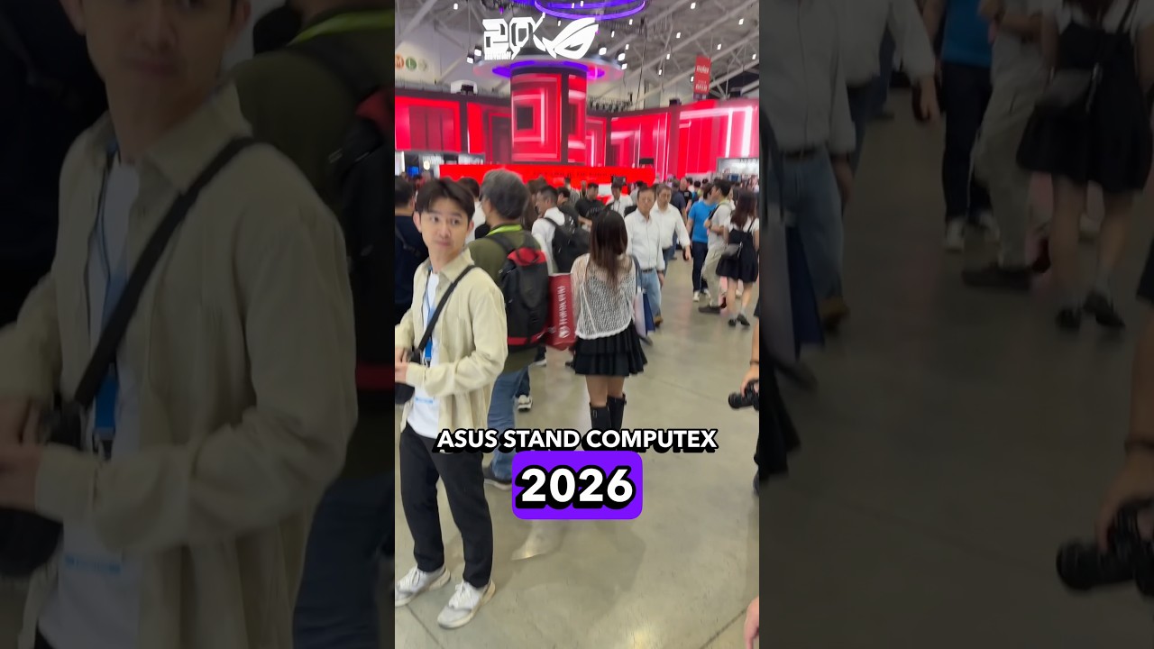 So brutal sah der ASUS Stand auf der Computex wirklich aus #rog #asusrog #gamingpc