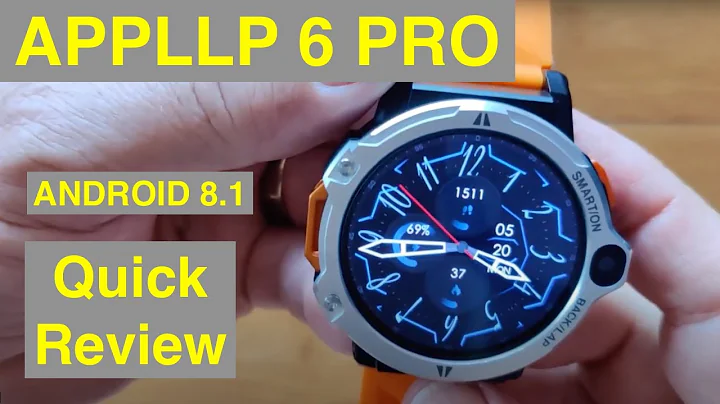 LOKMAT APPLLP 6 PRO Round Android 8.1 Dual Cams 4GB/64GB 4G Smartwatch: Quick Overview