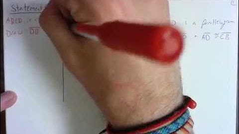 Proofs: Opposite Sides of Parallelograms are Congruent