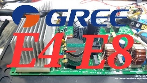 Gree DC inverter AC E4 error code E8 error code AC PCB #362