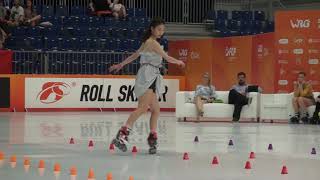 2019 WRG Inline Freestyle Classic Slalom SRW Final 1st Place Su Fei Qian (CHN)