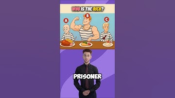 Wie is de rijke gevangene? #quiz #raadsels #logische puzzels #hersenkrakers #ytshorts #trending