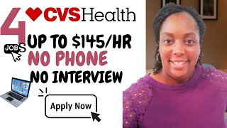 CVS Health is Hiring!! Part & Full Time WFH Jobs No Phone No Interview