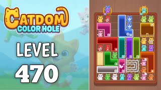 Catdom: Color hole Level 470 walkthrough solution 