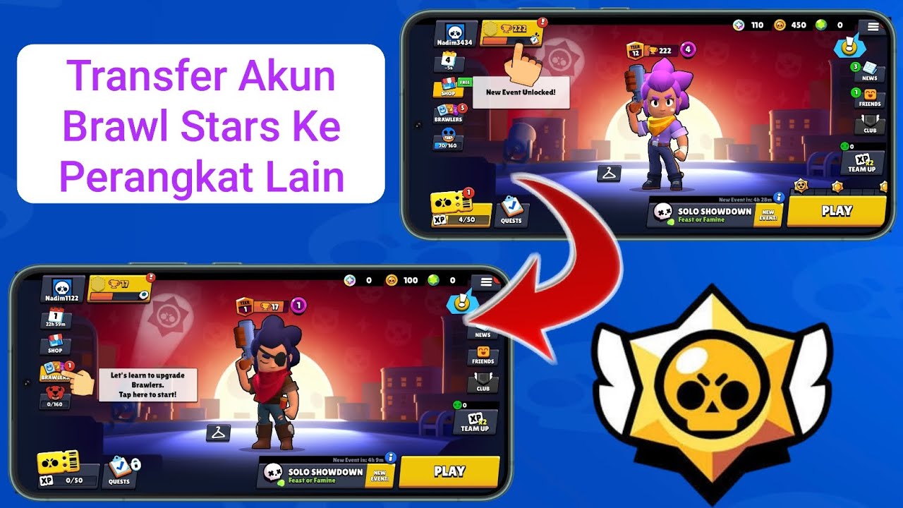 Cara Mentransfer Akun Anda ke Perangkat Baru di Brawl Stars | Transfer Akun ke Perangkat Lain