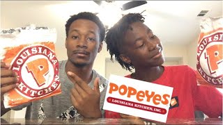 Popeyes Chicken Sandwich Mukbang//TonyVlogs