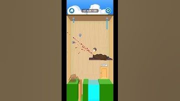 rescue cut rope puzzle stage 138| rescue cut rope puzzle game for android and iOS #shorts