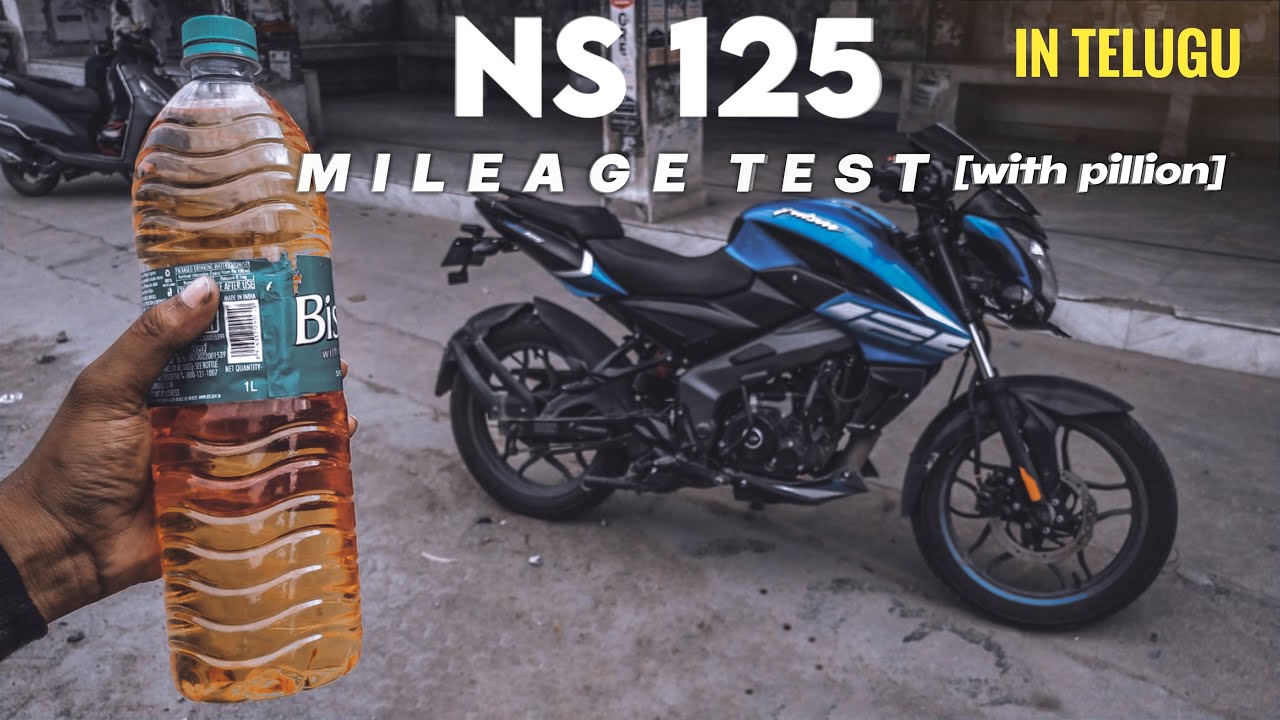Pulsar NS125 Mileage Test In Telugu 