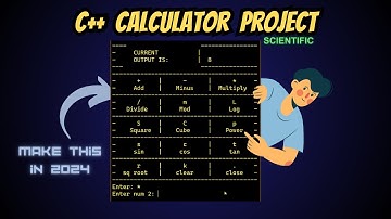 SCIENTIFIC CALCULATOR (realistic) in C++   |   BEGINNERS PROJECT Cpp CONSOLE