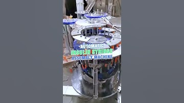 Automatic insulin syringe assembly machine