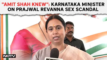 Karnataka Sex Scandal | "Amit Shah Knew": Karnataka Minister Laxmi Hebbalkar