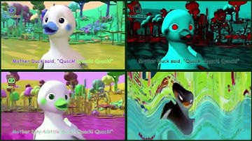 Five Little Duck Unique Song  || Sponsored by: Gamavision, Nein , Preview 2 , Klasky 2001Csupo