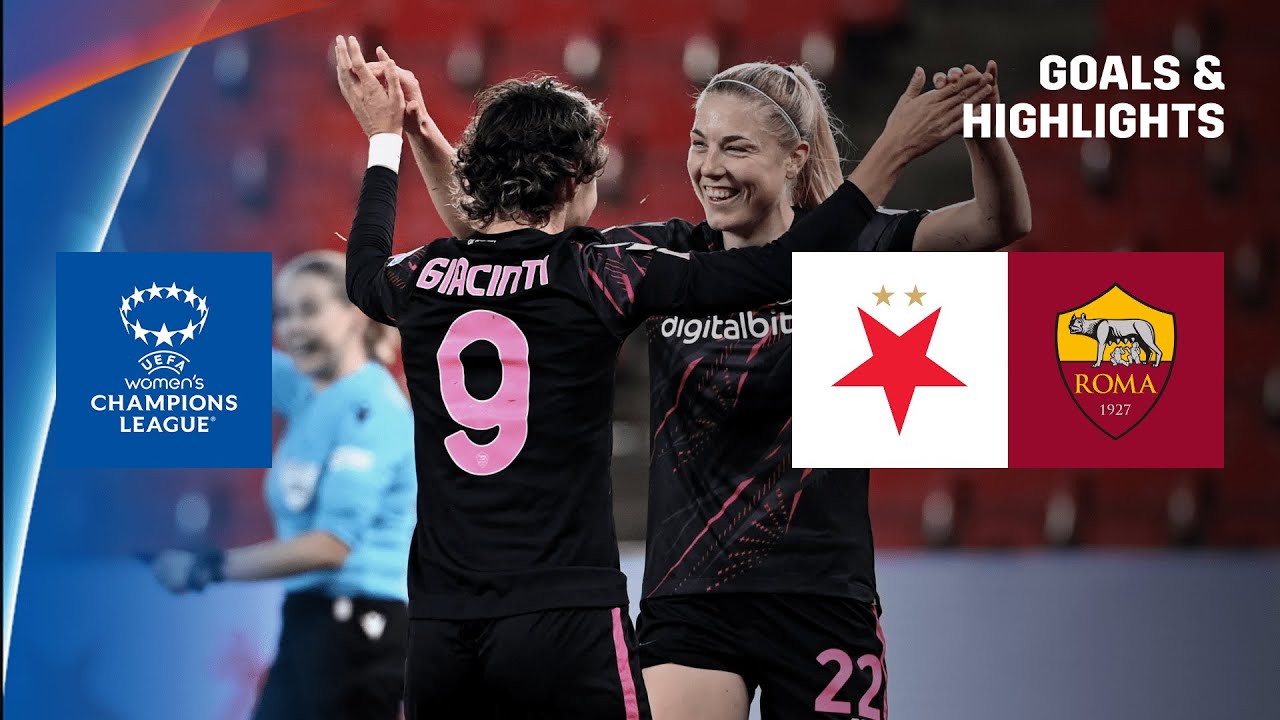 AS Roma vs. Slavia Praha  UEFA Women's Champions League 2022-23