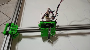 Corexy plotter - first run