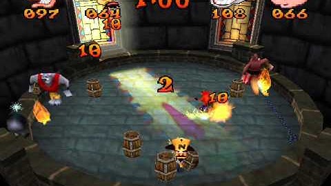 Crash Bash - 200% - #105 - Keg Kaboom - Crystal Challenge