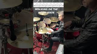 The Police drum part breakdown Walking on the Moon #drummer #tutorial #drums
