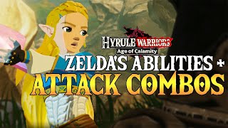 ZELDA Character Guide: ALL Abilities \& Attack Combos | Hyrule Warriors Age of Calamity (Demo)
