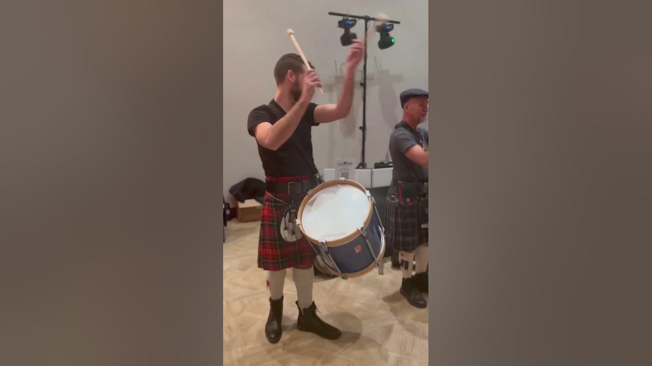 Something about BAGPIPES- can't look away.