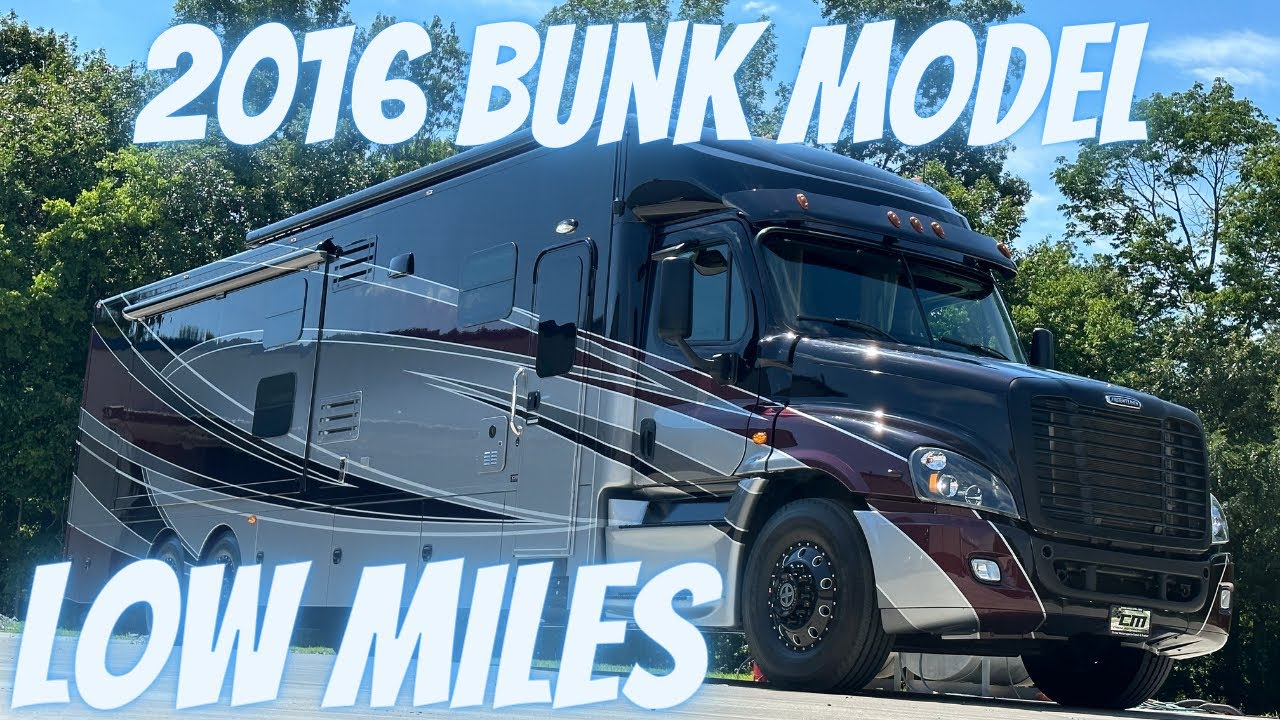 2016 Renegade XL Super C Motorhome with BUNKS & LOW MILES YouTube