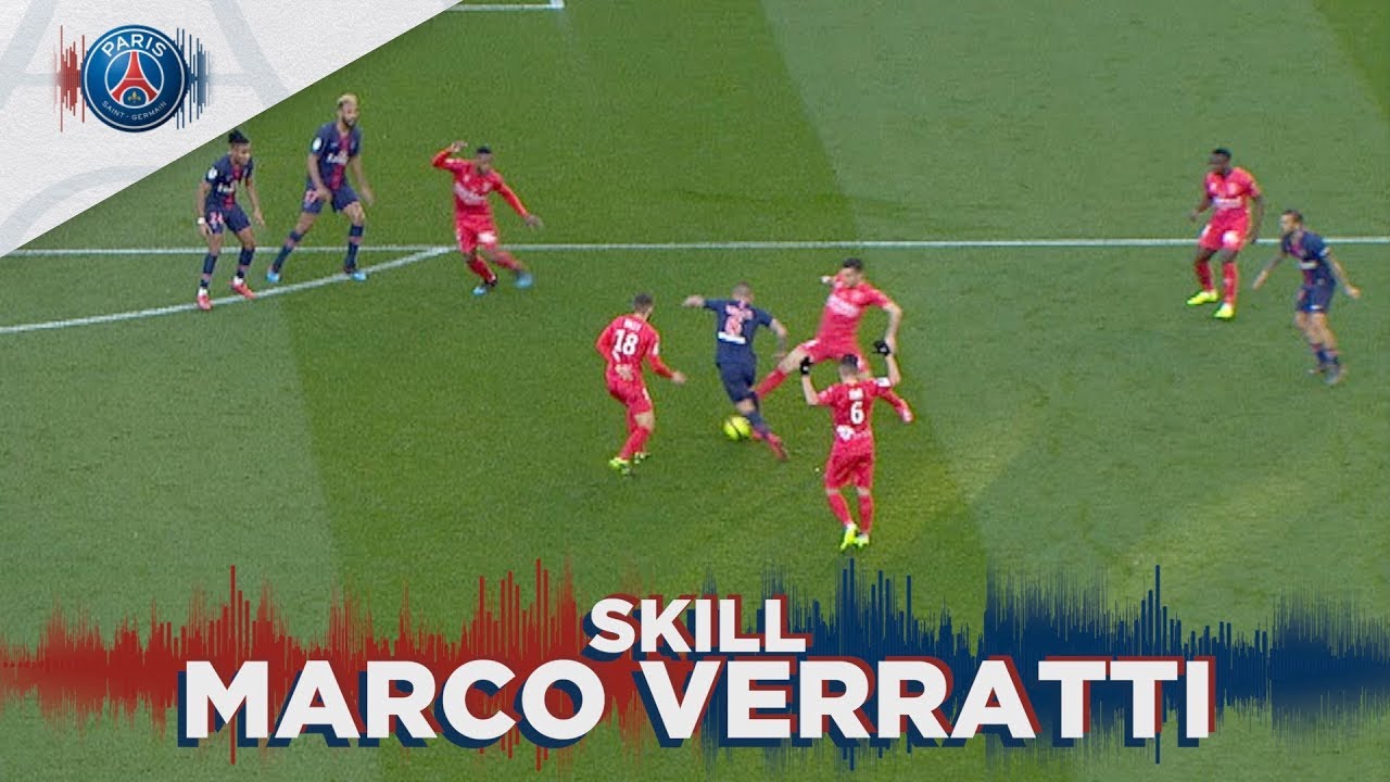 psg calciomercato SKILL/GESTE TECHNIQUE - PARIS SAINT-GERMAIN vs NIMES - MARCO VERRATTI