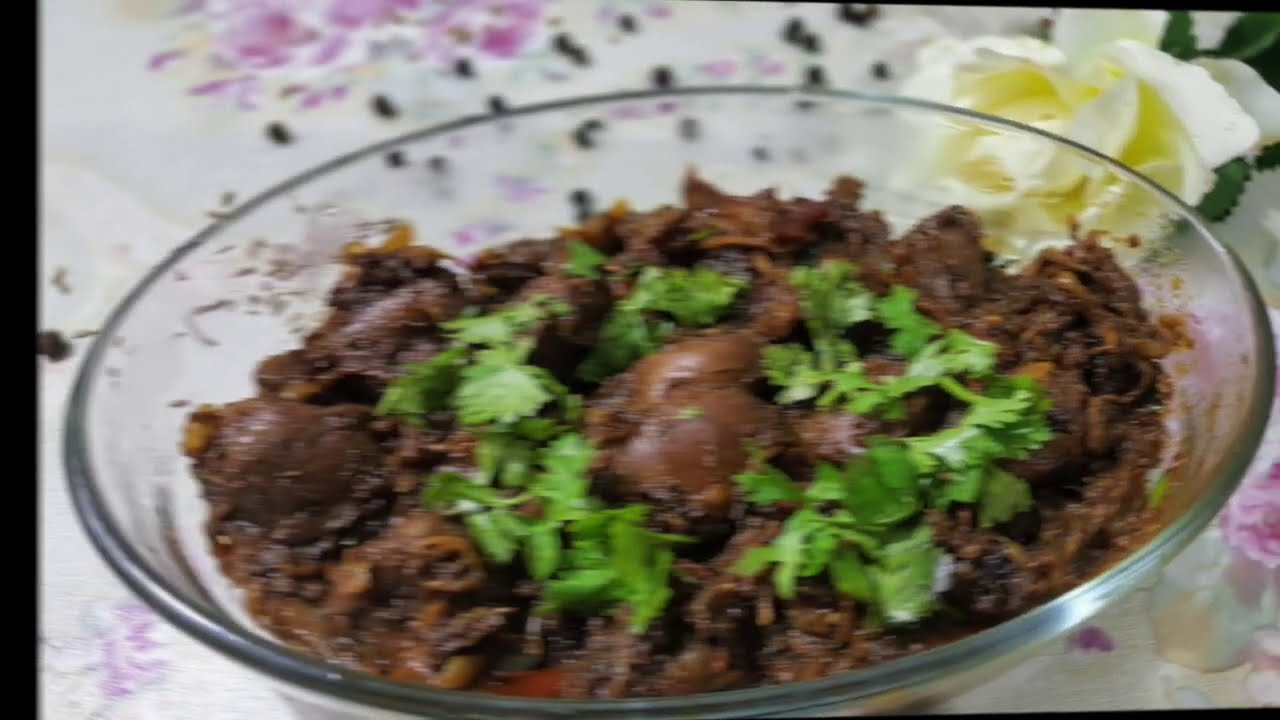 Mutton Liver Gravy Mutton liver recipe Eeral Gravy chops Kaleji