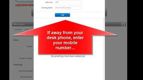 How To Setup Voicemail Greetings
