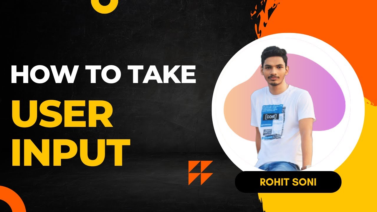 How to take user input in C# - YouTube