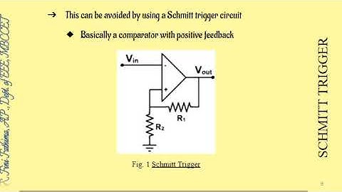 Non Inverting Schmitt Trigger