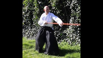 Aikido: Jo handling basic strikes and handling of the jo.