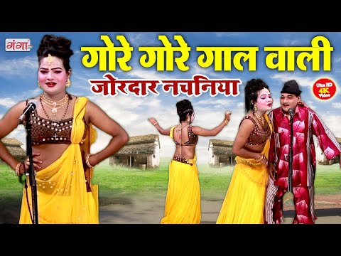 देखिये इस नचनिया का जोरदार डांस - गोर गोर गाल वाली - NAUTANKI COMEDY VIDEO - BHOJPURI DANCE Video