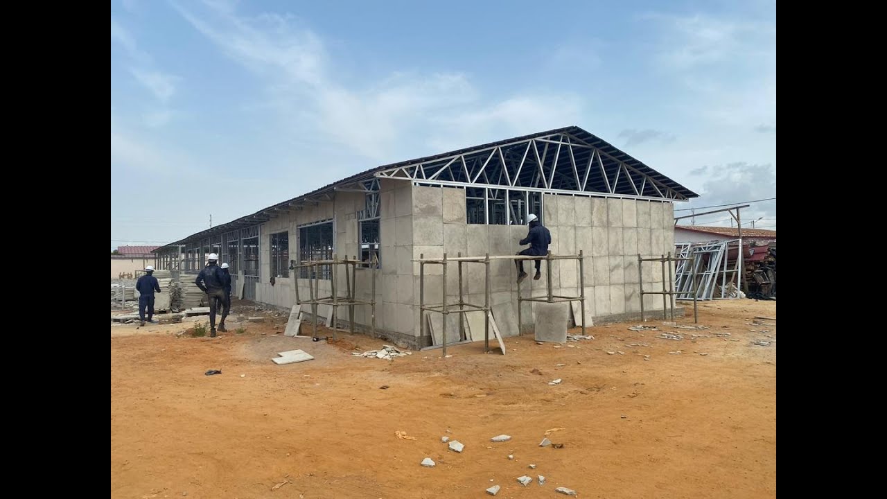 STEEL FRAME & CLC (FOAM CONCRETE)