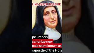 Pope Francis To Canonize This Female Saint #vaticannews #catholicchurch #youtubeshorts