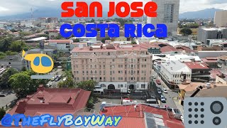 San Jose Costa Rica | Hotel Del Rey #YouTubeBlack Voices | Fly in The Sky Drone Footage
