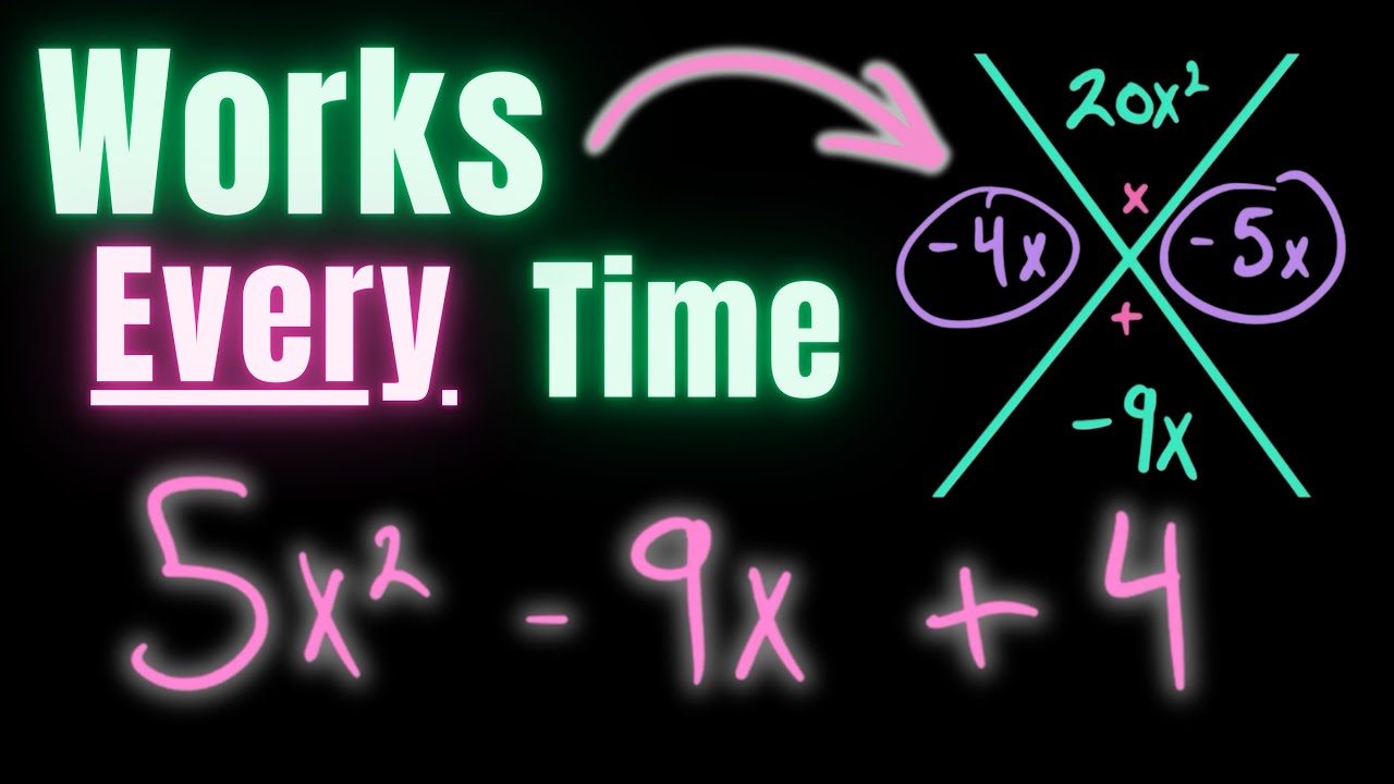 If This Doesn’t Work, You Can’t Factor It