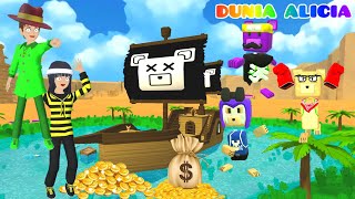 Yuta and Mio Become Pirates in the Desert 😱🌊🛶 | Searching for Gold Treasure | Super Bear Adventure