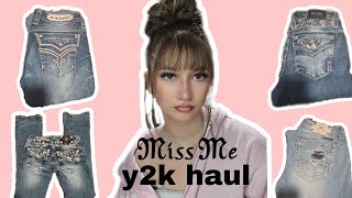 Clothing haul!! (Miss me, rock revival and y2k clothing!!) #clothing 