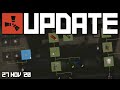 Tech trees, November Balance | Rust Update 27th November 2020