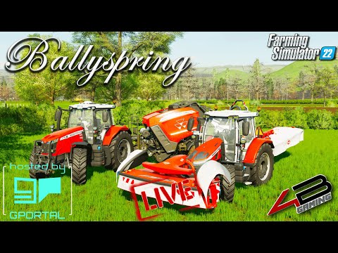 🔴LIVE🔴Making Marshmallows on Ballysprings! Fs22