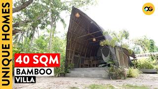 Inside a 40sqm Sustainable Bamboo Villa in Baler