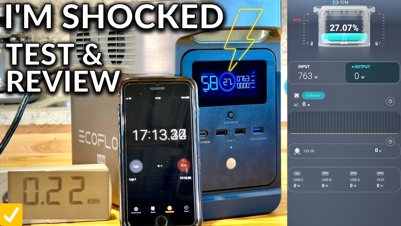 🔋1400 watt EcoFlow Delta Mini Test & Review // Portable Power
