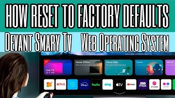 HOW RESET TO FACTORY DEFAULT | DEVANT TV | WEB OS | 50QHUW01