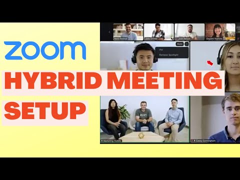 Hybrid Meeting with Zoom - Setup and Tips for Beginners