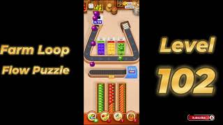 🎮 Farm Loop Level 102 | Flow Puzzle walkthrough | Solutionguruji