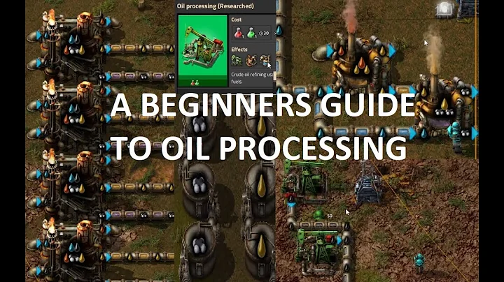 Beginners Guide to OIL PROCESSING in Factorio
