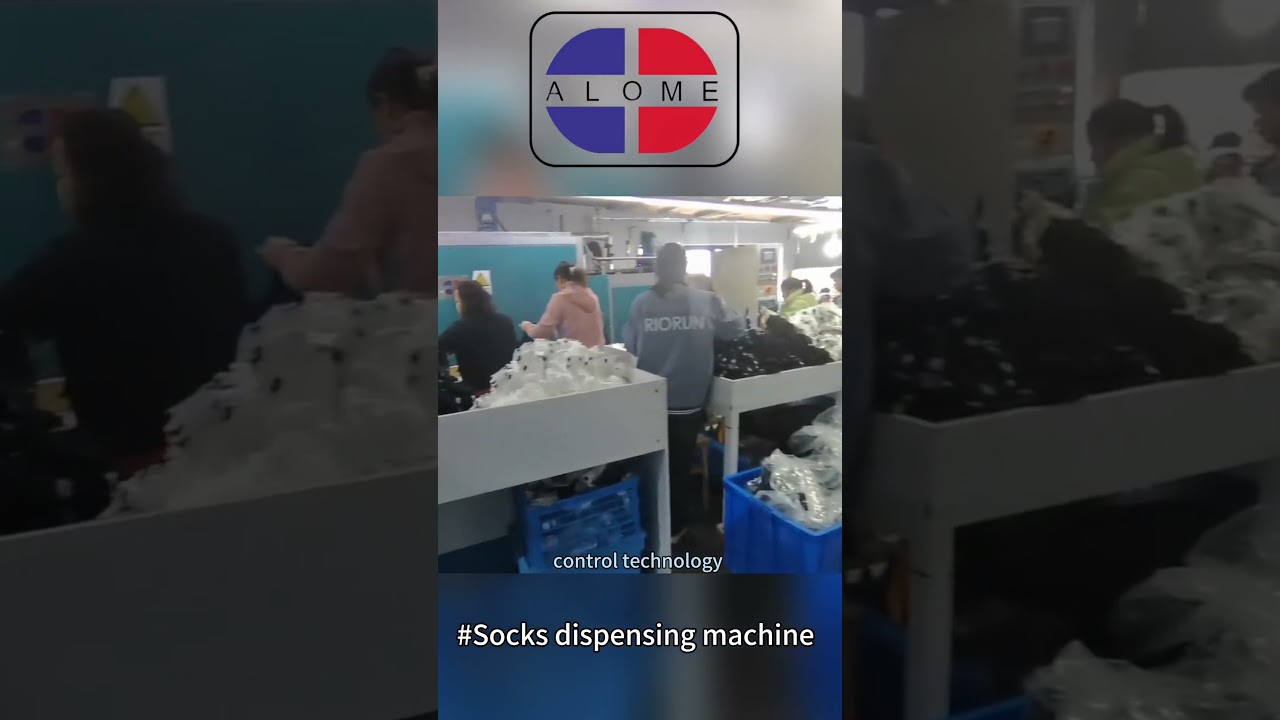 Sock shaping machines precisely shape every pair of socks, 