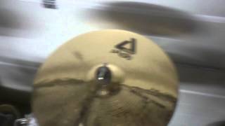 Crash Zildjian ZBT vs Paiste Alpha 14 crash
