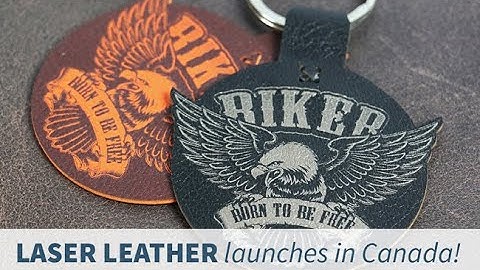 Create Unique Custom Leather Patches with Trotec Laser Leather | Laser Cut Leather Tutorial