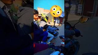 MT 15 WITH R15 V4 ENTRY #reaction #ytshorts #shorts