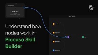 Understand how nodes work in Piccaso Skill Builder